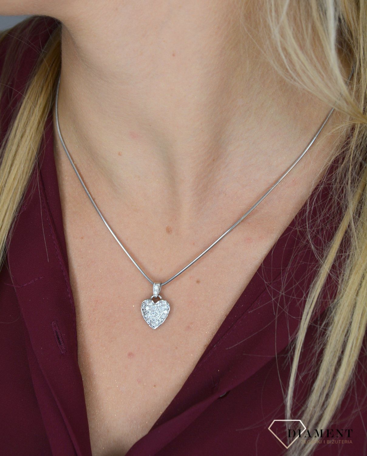 Złoty łańcuszek linka 585 Białe Złoto 1 mm DIA-LAN-1143B-585 1mm ✅ Złoty łańcuszek o splocie linki wykonany z najwyższej jakości białego złota próby 585 ✅.jpg